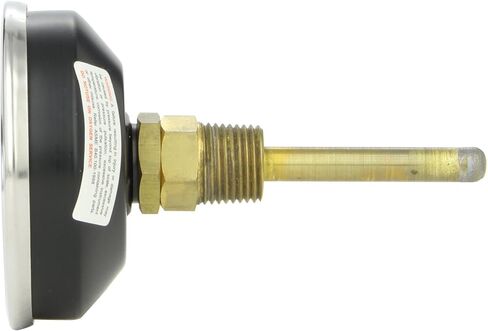 مقياس PIC TRI-RC-3.25R-3.00-D مقاس 3-1/4 بوصة، حجم الاتصال 1/2 بوصة ذكر NPT، طول الساق 3 بوصة، نطاق 0/60 رطل لكل بوصة مربعة، أجهزة ثلاثية تجارية مع علبة فولاذية سوداء، أجزاء داخلية برونزية عدسة بلاستيكية in Saudi Arabia