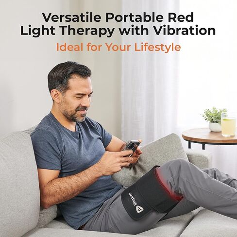 حزام العلاج بالضوء الأحمر من Lifepro - بالقرب من العلاج بالأشعة تحت الحمراء والعلاج بالضوء الأحمر للجسم، واسترخاء العضلات، وتقليل الالتهاب، وتحسين الدورة الدموية - العلاج بالأشعة تحت الحمراء أو جهاز العلاج بالضوء بالأشعة تحت الحمراء in Kuwait