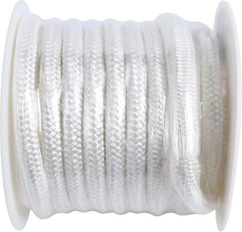خطوط إرساء مصنوعة من النايلون المضفر المزدوج من Amarine بقوة 7700 رطل، قوة الكسر (الطول: 50 قدمًا، العمق: 5/8 بوصة، العيينة: 12 بوصة) خطوط إرساء القوارب البحرية، حد حمل العمل: 1540 رطلًا in Saudi Arabia
