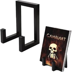 Vinyl Record Holder,Vinyl Record Storage Holder, Black Lp Record Holder,Metal Album Storage for Vinyl Records ,Simple Assembly Organize Albums,Book, Magazine, Files
