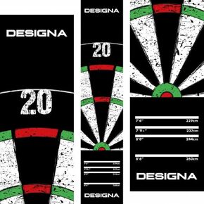 Non Slip Carpet Dart Mat, Double Top, 290cm x 60cm (MAT43)