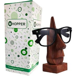 Hand Carved Eyeglass Spectacle Holder Nose Shaped Eyeglass Spectacle Holder Display Stand Home Decorative