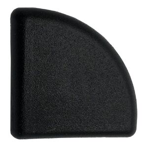 4040 European Standard Black Square Plastic Aluminum Profile End Caps, 40×40mm (20pcs)