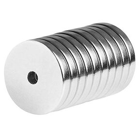 10pcs Circular Ring Magnets 3/4x1/8 - Magnetic Disc Donut DIY Crafts Holder Fastener Latches Round Circle Disk Magnet N52