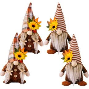 4Pcs Fourth of July Gnomes Decorations - Red White and Blue Patriotic Decor Gift - Independence Day Indoor Centerpieces for Tables Decor