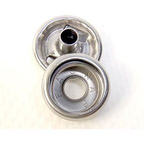 Snap Cap & Socket, Marine Grade Stainless Steel Fasnap Brand (20 Piece Set)