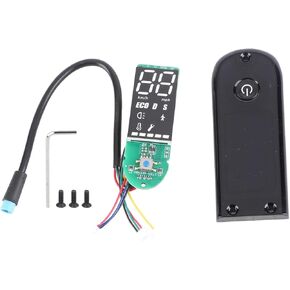 Digital Display Instrument Module Repair Replacement, 36V Electric Scooter BT Digital Display Dashboard with Display Panel Cover Fit for Ninebot G30 Electric Scooter Controller Parts