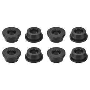 uxcell 8Pcs Rubber Grommets 7/8"(23mm) Drill Hole, 1/2"(12mm) ID Hole Top Hat Grommet Black Silicone Rubber Hole Plug Gasket for Wiring, Automotive