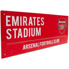Arsenal FC Street Sign (One Size) (Red)