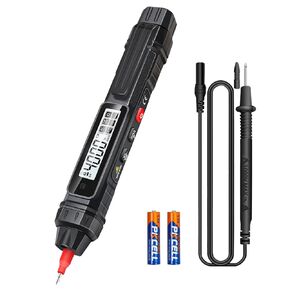 Pen Type Digital Multimeter Voltage Tester NCV Non-Contact Meter 600V Voltmeter, with LCD Backlit Display, Measure AC DC Voltage Resistance Diode Continuity for Electrician Tools