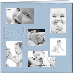 Pioneer Photo Albums MB-10COL Blue Baby Scrapbook