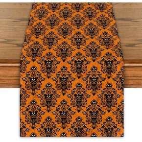 Halloween Table Runner Halloween Cartoon Mouse Table Cover Haunted Mansion Decor Halloween Decorations for Home Party