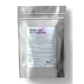 Stearic Acid Powder Cosmetic Grade - Organic Versatile Emulsifier and Thickener for Lotions Making, Creams, and Soaps, Perfect for DIY Skincare, Candle Making by Talsen Chemicals (8 Ounces)