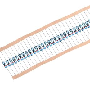 uxcell 50Pcs 2K Ohm Resistor, 1/2W 1% Tolerance Metal Film Resistors, Lead, 5 Bands for DIY Electronic Projects and Experiments