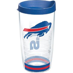 Tervis Traveler NFL Buffalo Bills - Arctic Triple Walled Insulated Tumbler Travel Cup Keeps Drinks Cold & Hot, 20oz, Stainless Steel