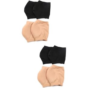 KALLORY 3pcs Foot footmedix Gel pad Cushion Socks for Heels high Heel Protectors Ankle Sock Achilles Tendon Heel Protector Heel Sleeve Women Foot Sleeve for Women Hydrating Boots