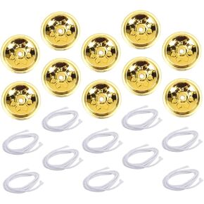 Replacement Fiber Wicks and Holders for Oil Lamps Fiberglass Lamp Wicks for Kerosene Lanterns Oil Lamps and Candle Making