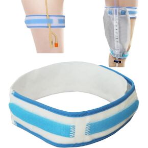 Catheter Holder Urinary Drainage Bag Leg Band, Band Straps for Easy-Tap Leg Bag, Anti Slip Foley Catheter Leg Strap, 23.6" Long x 2" Wide (1 Pack)