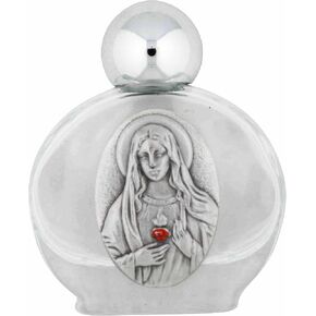 Venerare Small Glass Holy Water Bottle (Immaculate Heart of Mary)