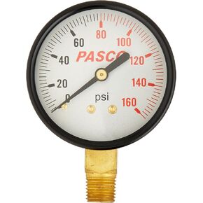Pasco 1742 2.5-Inch 160 PSI Pressure Gauge