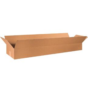 BOX USA 48x12x6 Long Corrugated Boxes, Long, 48L x 12W x 6H, Pack of 20 | Shipping, Packaging, Moving, Storage Box for Home or Business, Strong Wholesale Bulk Boxes