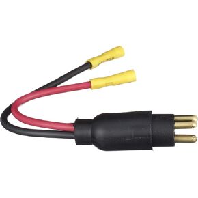 Seachoice Trolling Motor Plug, Straight, Male, Motor Side