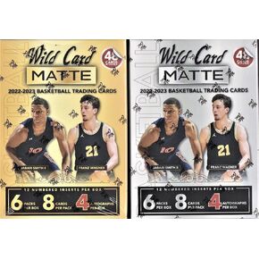 2022-2023 Wild Card Matte Basketball Mega 2-Box Lot