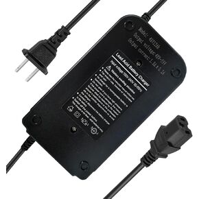 48V 12AH Lead Acid Battery Charger for Electric Bicycle Motor Bike AC Adapter 3 Holes Plug