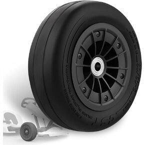 Front Wheel for Gokart Pro, Tire Assembly Replacement for Segway Ninebot Electric Gokart Pro Gokart Bundle go-kart Kit, Non-slip Durable for Ninebot Wheels