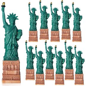 12 Pcs 5.24 Inches Statue of Liberty Figurine Decorations New York City Souvenirs Gifts New York Statue Replica Statue of Liberty Model Modern Home Decor for Living Room Table Decor