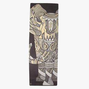 Suede yoga mat - Premium Printed Natural Eco-friendly Non-Slip Mat Great for Hot Yoga, Pilates, Workouts (72 inch x 24 inch x 3mm thick)