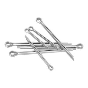 8 PCS M4 x 85mm Cotter Pin, Heavy Duty Hair Pin Hitch Retaining R Clip, Split Pins for Trailer Pin Clips Lock System, 304 Stainless Steel, Large Truck/Tractor Pin Clip