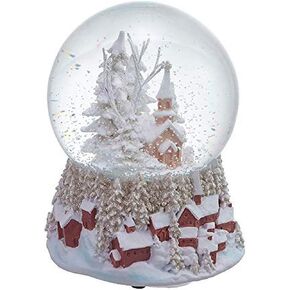 Kurt S. Adler 100MM Musical Church Waterglobe Water Globe, Multi