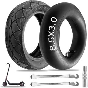 8.5x3 scooter tire Replacement, 8 1/2x3 (50-134) Tire and Inner Tube, 8.5 inch Tires Replacement, for VSETT 8/9 Macury Zero 8/9 Inokim Light 2 Electric Scooter, Thickened Non-Slip Shockproof