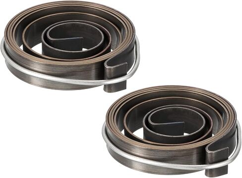uxcell Drill Press Spring Drill Press Quill Feed Return Coil Spring Assembly Spring Steel Chemical Blackening Finish 680mm Expand Long 34 x 6 x 0.65mm 2 Pcs in Saudi Arabia