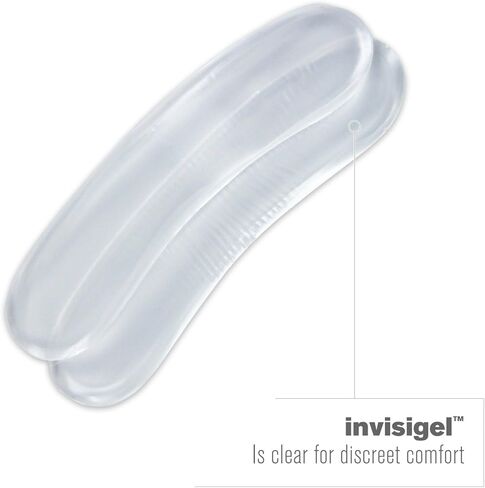 Airplus Invisigel Hug My Heels، بطانات الكعب، 1.4 أونصة (عبوة من 3 قطع) شفافة in Kuwait