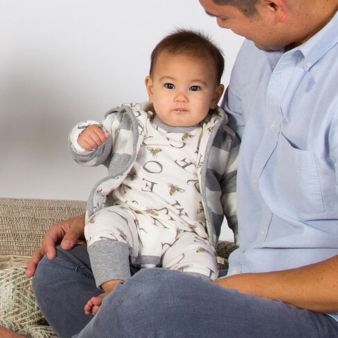 Burt's Bees Baby baby-boys Romper Jumpsuit, 100% Organic Cotton One-piece Short Sleeve Shortall, Long Sleeve Coverall in Saudi Arabia