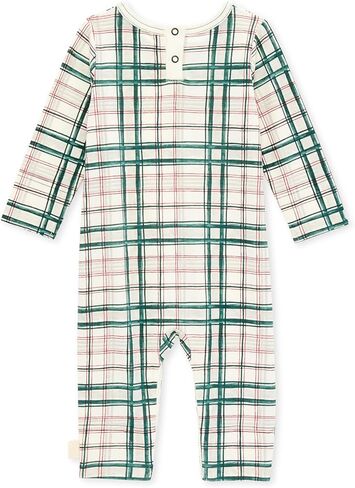 Burt's Bees Baby baby-boys Romper Jumpsuit, 100% Organic Cotton One-piece Short Sleeve Shortall, Long Sleeve Coverall in Saudi Arabia