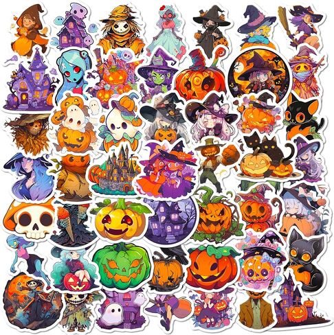 100PCS Cartoon Stickers, Lifany Rainbow and Capybara Stickers Pack for Adults, Kids, Waterproof and Aesthetic Vinyl Stickers for Water Bottle, Laptop, Phones, Skateboard, Black Cat Decor Decal in Saudi Arabia