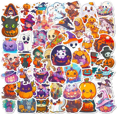 100PCS Cartoon Stickers, Lifany Rainbow and Capybara Stickers Pack for Adults, Kids, Waterproof and Aesthetic Vinyl Stickers for Water Bottle, Laptop, Phones, Skateboard, Black Cat Decor Decal in Saudi Arabia