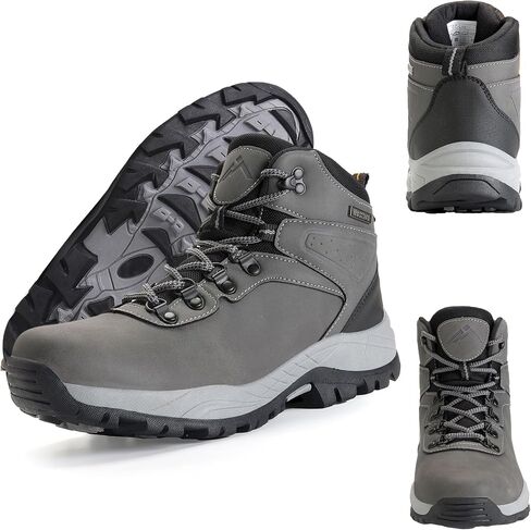 CC-Los Women's Waterproof Hiking Boots Trekking Backpacking Boot Grey Size 5.5-10.5 in Kuwait