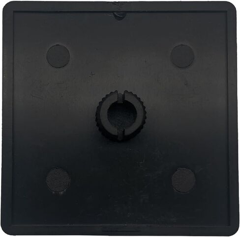4040 European Standard Black Square Plastic Aluminum Profile End Caps, 40×40mm (20pcs) in Saudi Arabia