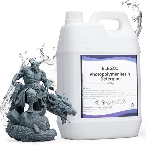 منظف ​​الراتنج ثلاثي الأبعاد ELEGOO 5000G - حل تنظيف قوي للطباعة ثلاثية الأبعاد، سريع المفعول، آمن لجميع أنواع الراتنج in Saudi Arabia