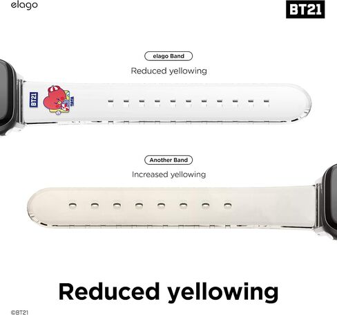 سوار elago BT21 متوافق مع سلسلة ساعات Apple ULTRA/SE/9/8/7/6/SE/5/4/3/2/1 [البضائع الرسمية] (38 مم، 40 مم، 41 مم) (7 نكهات) in Saudi Arabia