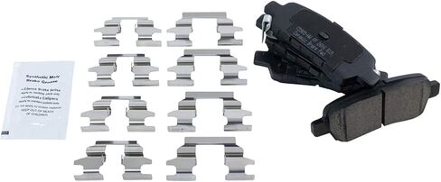 TRQ Rear Ceramic Brake Pads & Rotors Kit Compatible with 2010-2017 Volvo XC60 in Saudi Arabia