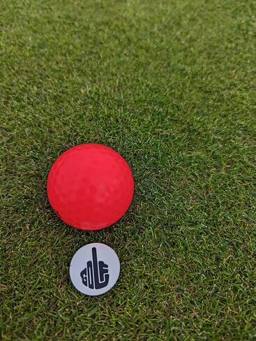 Torxgear Middle Finger Golf Ball Marker- Golf Gifts for Men & Women- Funny Magnetic Golf Ball Markers Make The Game Better- Funny Golf Accessories for Your Hat, Clip, or Divot Repair Tool in Saudi Arabia