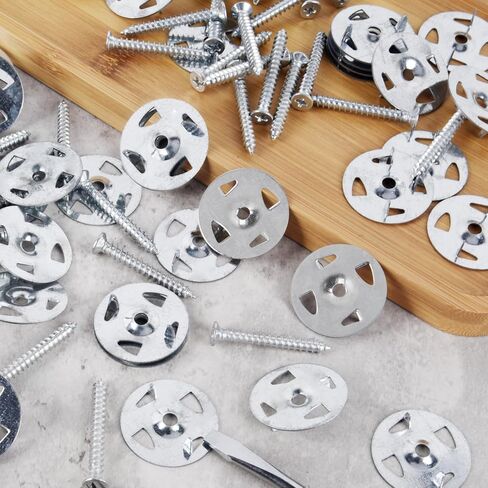 300 قطعة من أدوات تثبيت الألواح الإسفنجية، ومجموعة أدوات تثبيت الألواح الإسفنجية، وأدوات تثبيت عزل الألواح الإسفنجية، وغسالات ومسامير معدنية من الفولاذ المجلفن مقاس 1-1/4 بوصة لتثبيت التثبيت in Kuwait