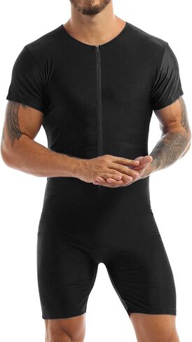 YiZYiF Men's Wrestling Singlet Softsuit with Classic Style One Piece Underwear in Saudi Arabia