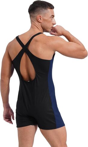 YiZYiF Men's Wrestling Singlet Softsuit with Classic Style One Piece Underwear in Saudi Arabia