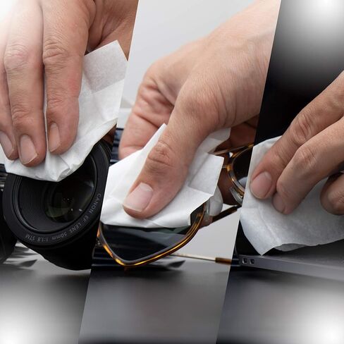 Eye See Lens Cleaning Wipe - Use as Eyeglass Cleaning Wipes or Electronic Wipes - Great for Camera Lens, Phone, Tablet, Glasses - 200 Wipes +20 Bonus = 220 Total Wipes in Saudi Arabia